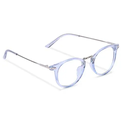 Freddy Purple Transparent Full Rim Round Frame Suitable For Men and Women