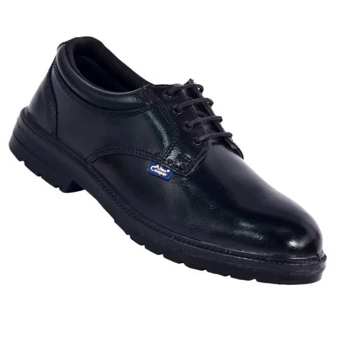 Allen Cooper AC 1469 Formal Safety Shoe, 200J Steel Toe Cap, Heat, Oil & Water Resistant, Size 05 INDIA/UK