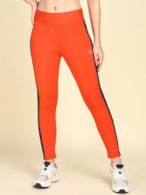 Barbora Striped Women Orange, Black Tights