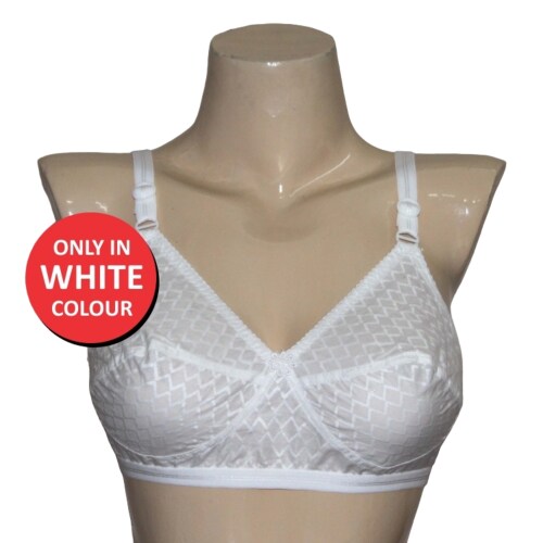 Bable Women Non Padded Bra (Ravan) - white