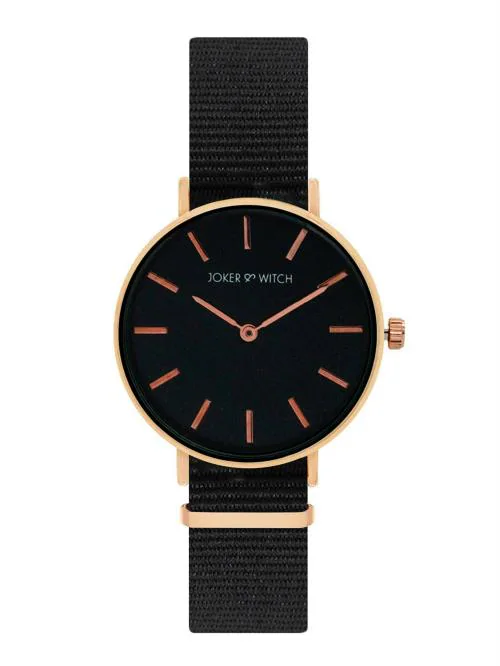 Joker & Witch Black Analog Watch For Women