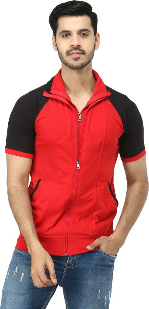 Black Collection Men's Color Block Double Collar Half Sleeve T-Shirt | T shirt for men | Tshirt | Tshirt Men |