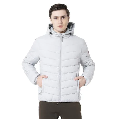 Red Tape Men's Grey Solid Jacket
