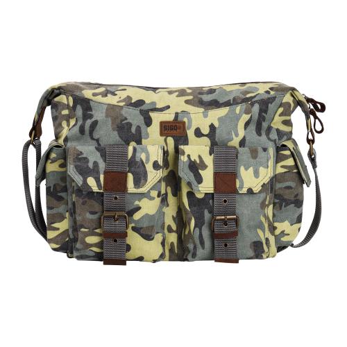 SIGO Canvas Messenger Sling Bag for Men, Travel Office Business Side Shoulder Bag for Men.