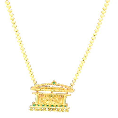 JC - GOLD ELECTRO FORMED 925 STERLING SILVER HARAM
