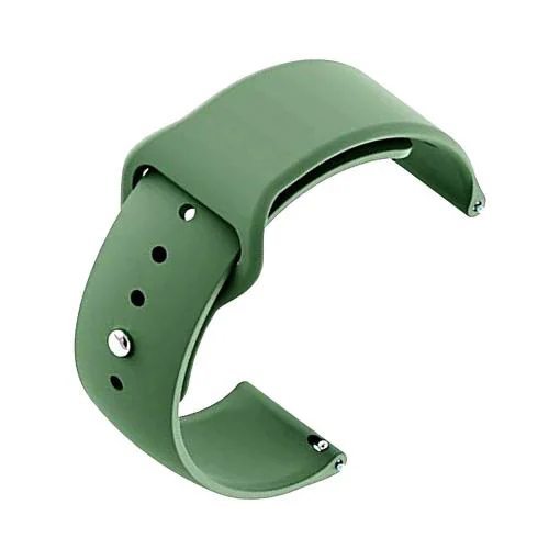 NOTYEX Olive Green Silicone Strap Band Compatible With Noise Colorfit Pro 3 Assist Only (Pack of1)