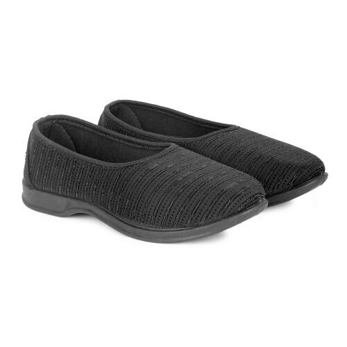 VRINO Black Casual Belly For Women