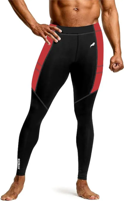 JUST RIDER Sporty leggings for men | Men's sport leggings | Gym tights for men | Men's fitness leggings | Gym compression pants for men | Men's exercise leggings