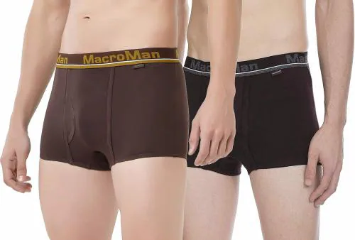 Rupa Macroman Cotton Briefs for Men - Pack of 2 (Plain, 105)