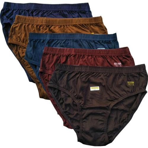 SLIMUU Women Hipster Multicolor Panty (Pack of 5)