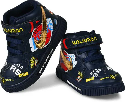 Kats Kids Casual Shoes Navy Blue