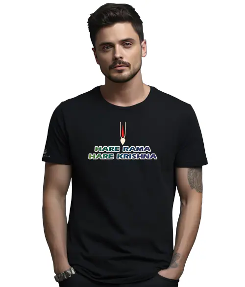 BIDALA T-Shirt | Tshirt for Men | Men T shirt | Hare Rama Hare Krishna Tshirt | T Shirt