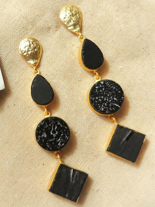 Johori Drop Earring Gold (For Women)