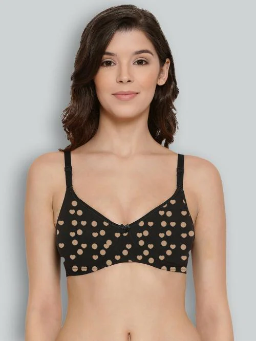 Buy Lyra Women's Cotton Non Padded Printed C-Cup Bra Online at