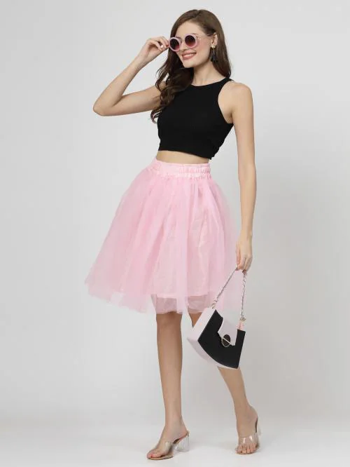 Janak 'n' Masaaya Short net skirt for women's