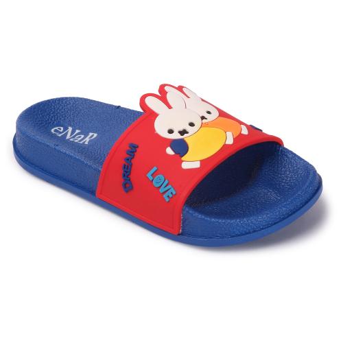 eNaR Blue/Red Kids Unisex Flip-Flop Slidders | Soft, Comfortable, Indoor & Outdoor Slippers & Chappals-11