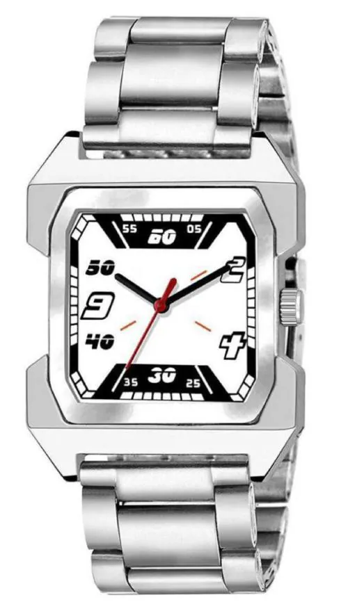 Viser Stylish Party Wedding Amazing Look Cool Style Analog Watch - For Men FH-3045-Crystal Silver Attractive Designer Analog Dial Stainless Steel Strap