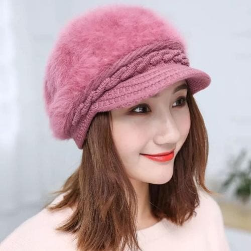 Buy Handcuffs Women's Wool Beanies Hat (Dark Pink) Online at Best