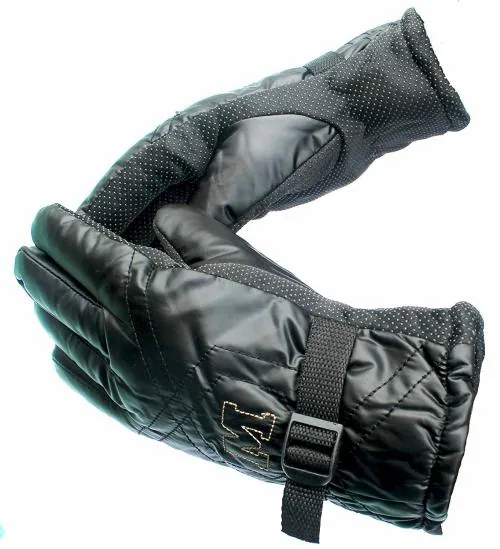 IGNOTO Men's and Women's Soft Fleece Waterproof Windproof Full Finger Bike Warm Spring Autumn Winter Gloves (Medium) || Color & Design - Assorted
