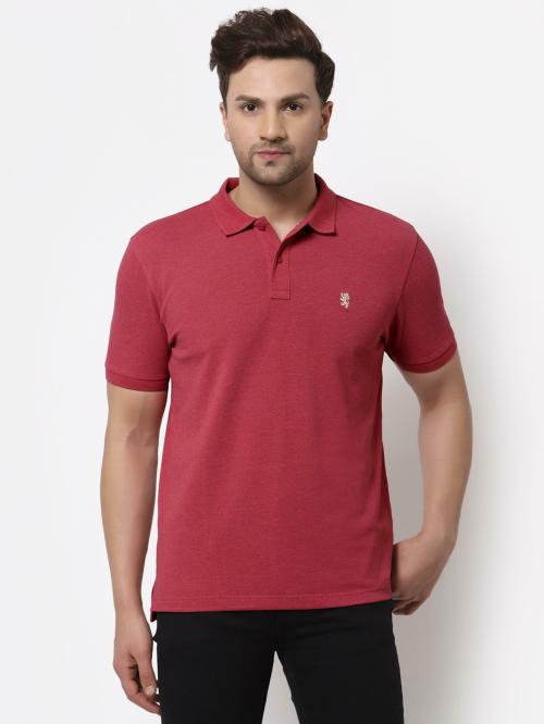 Red Tape Men 60% COTTON 40% POLYESTER Solid Collar Casual T-shirt