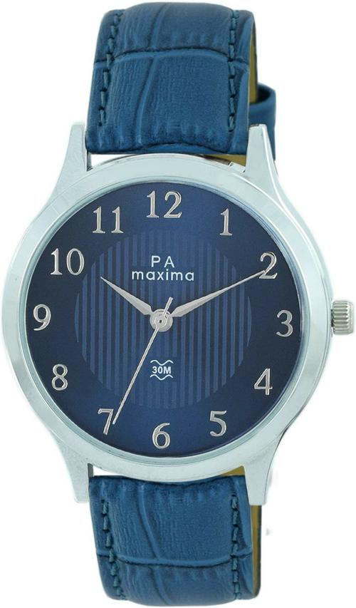 Maxima Analog Blue Dial Blue Strap Watch For Men (O-44965LMGI)