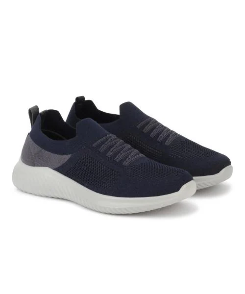 Aqualite Grey & Blue Casual Shoes For Mens
