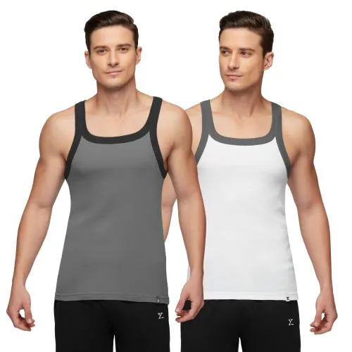 Buy XYXX Pack of 2 Super Combed Cotton Pace Men Vests Online at Best ...