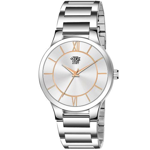 SWADESI STUFF Analogue Multicolor Dail Watch For Men- (SDS 129 SILVER)