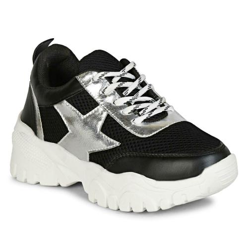 Denill Black Casual Shoes for Women