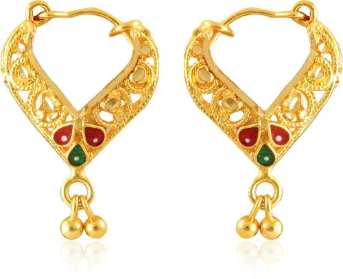 Vighnaharta Gold-Plated Clip-On Earring (Women)
