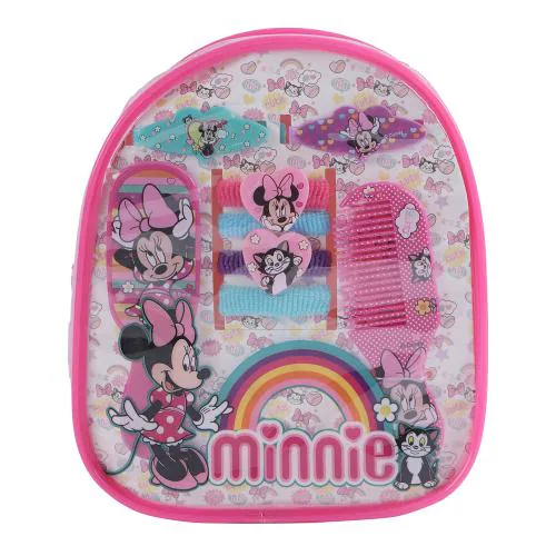 Li'l Diva Minnie Mouse Accessories with Bag Pink