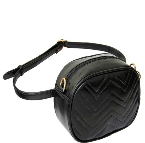 Women Handy Hiking Zip Pouch Document Money Phone Belt Sport Bag[black] Girl Waist Bag Travel Pouch Passport Holder with Adjustable Strap Sling belt bag (Black)