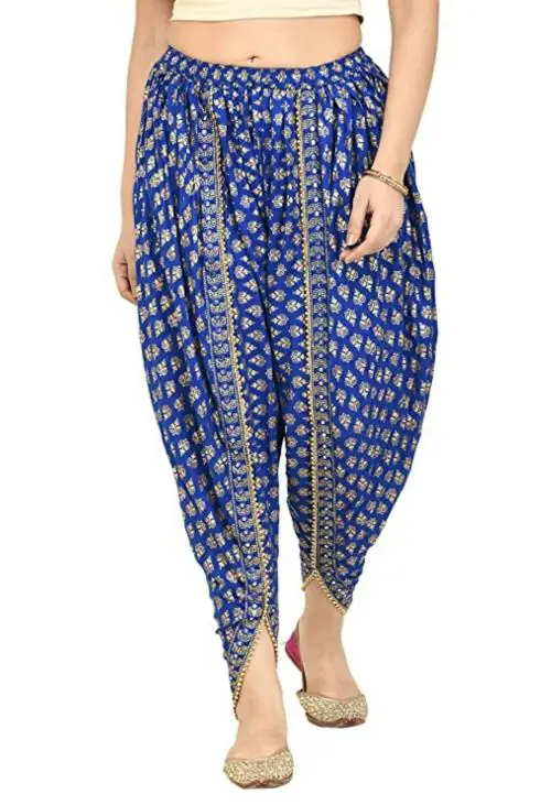 Royal Blue Patiala Dhoti-32