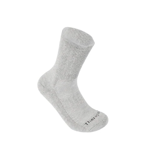 MONTAC LIFESTYLE Diabetic Socks - Helps In Diabetic Neuropathy - Reduction Of Gangrene Chances - Increase Blood Circulation.(Ankle Length - Grey) (Pack of 1)