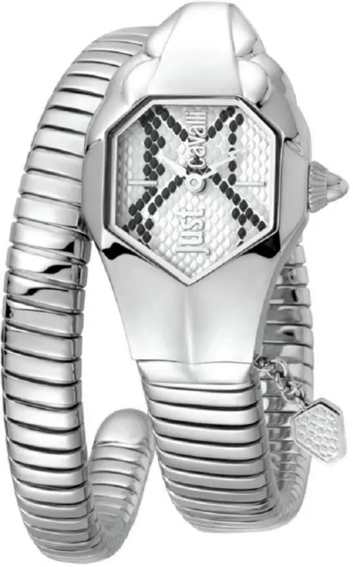 Just Cavalli Analog Silver Watch For Women (Jc1L001M0115)
