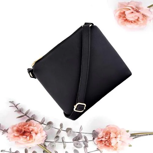 LaFille Sling Bag For Women & Girls | Black