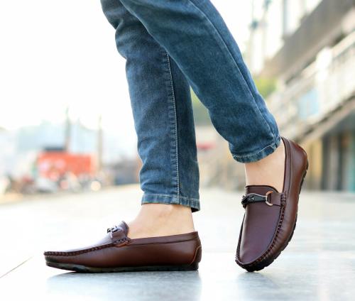 loafer shoes tan colour