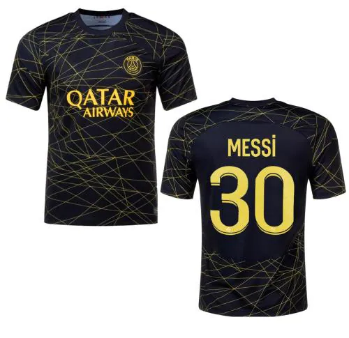 Teky Paris Home Football Jersey Messi 10 for Men