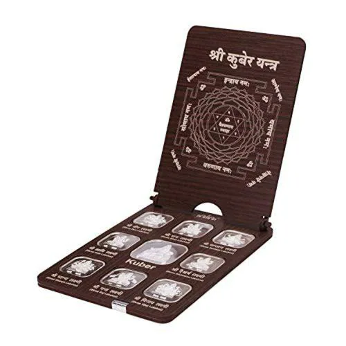 Osasbazaar Kuber Ashta Lakshmi Silver Coins for Puja and Gifting - 99% Pure - 50 gms