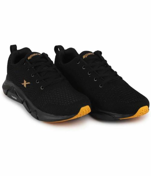 Sparx Men SM-657 Black Golden Sports Shoes