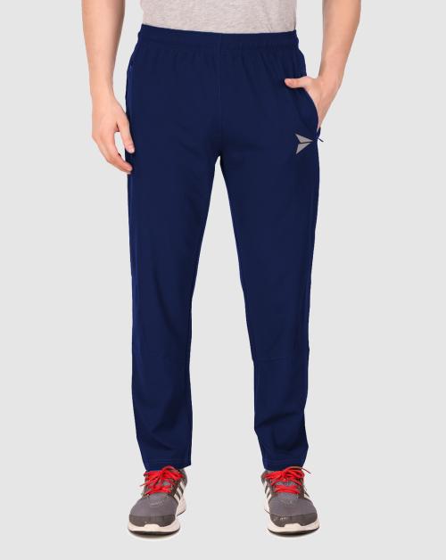 FITINC AirForce NS Lycra Dryfit Light Weight Regular fit Trackpants with Zipper Pockets