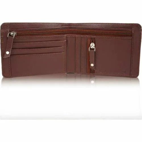 JDL Men Casual,Evening/Party,Trendy Brown Artificial Leather Wallet (5 Card Slots)