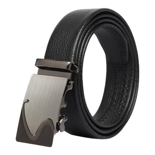 Elite Crafts Latest PU Leather Adjustable Free Size Belt with Automatic Buckle Sliding Belt for Men