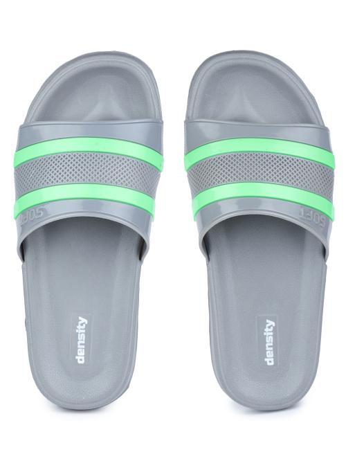 Density Grey Stylish Slides for Men