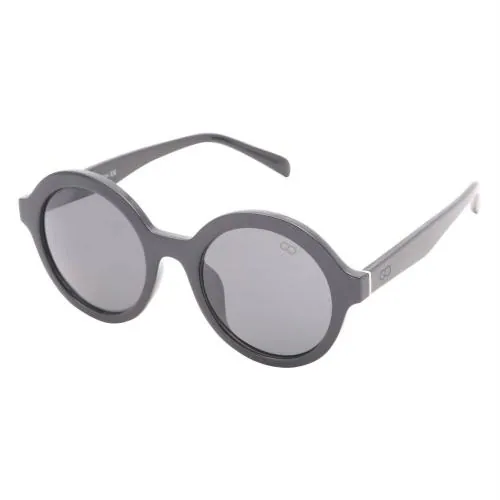 Gio Collection UV Protection Oval Grey Sunglasses for Women