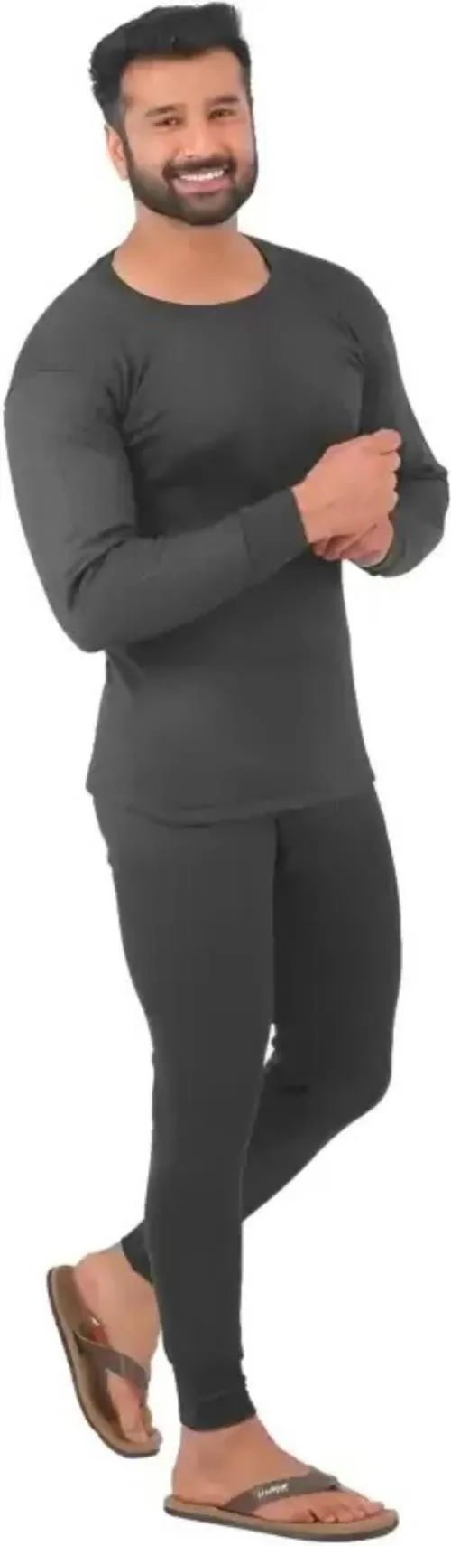 cestrum Men Top - Pyjama Set Thermal Black