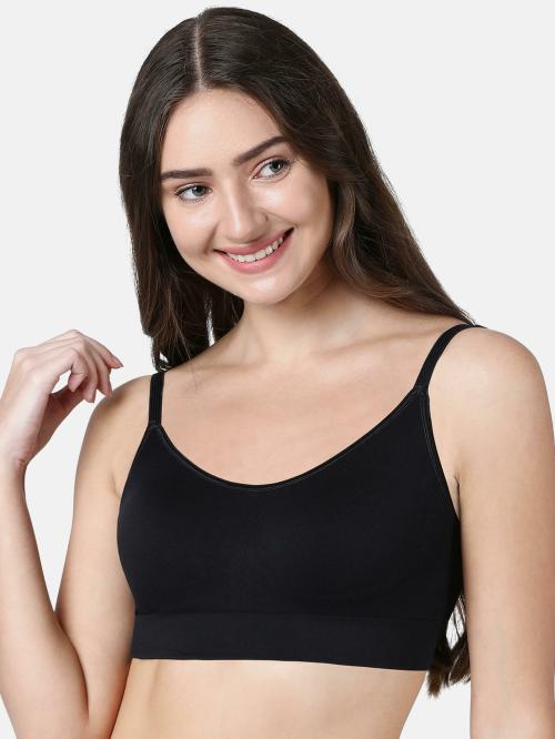 Enamor F037 Ultimate Comfort Seamless No -pinch T-shirt Bra for Women- High Coverage, Padded and Wirefree