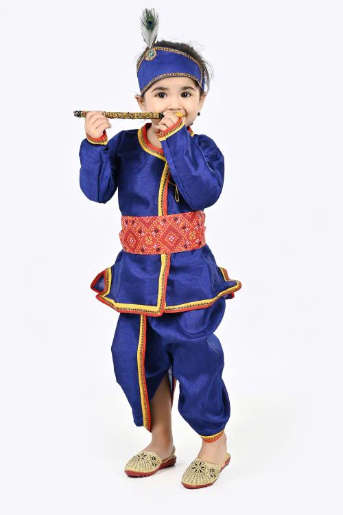 New Gen Krishna Dress For Kids |Kurta Dhoti Dress | Janmashthami Dress