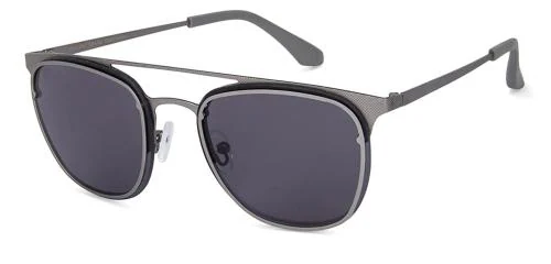 VINCENT CHASE EYEWEAR 100 UV Protected Clubmaster Full Rim Grey Sunglasses Men and Women Medium VC S12911