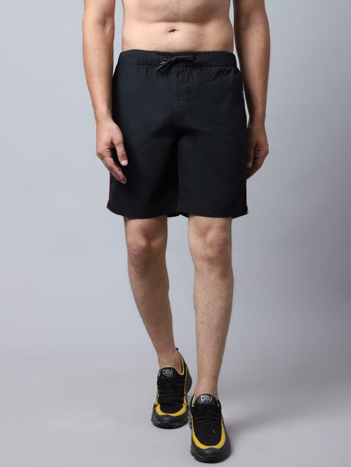 Cantabil Men Blue Solid Bermuda Shorts